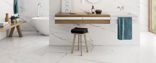 Naples White Polished 12x24 Porcelain Tile