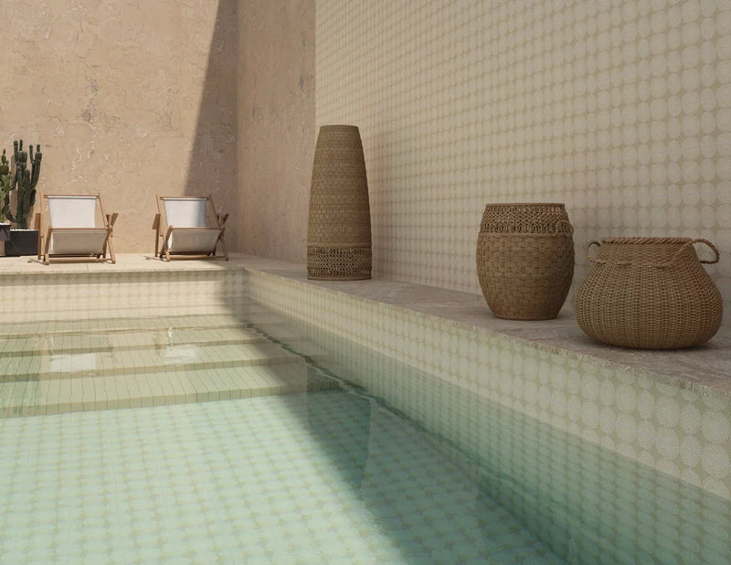 Native Deco Gomo Sand 6x6 Porcelain Tile