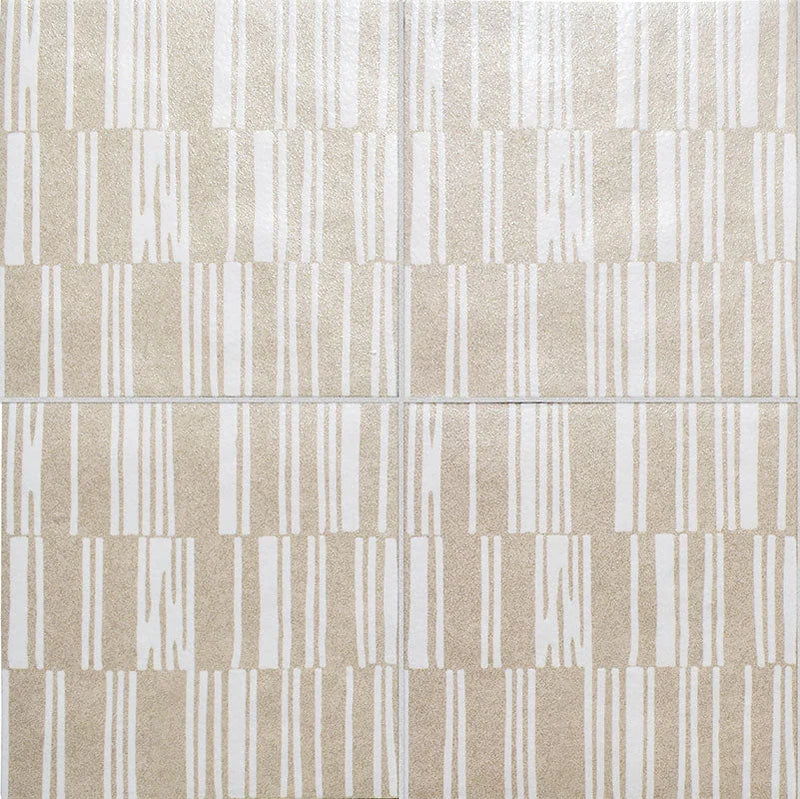 Native Deco Owu Sand 6x6 Matte Porcelain Wall & Floor Tile
