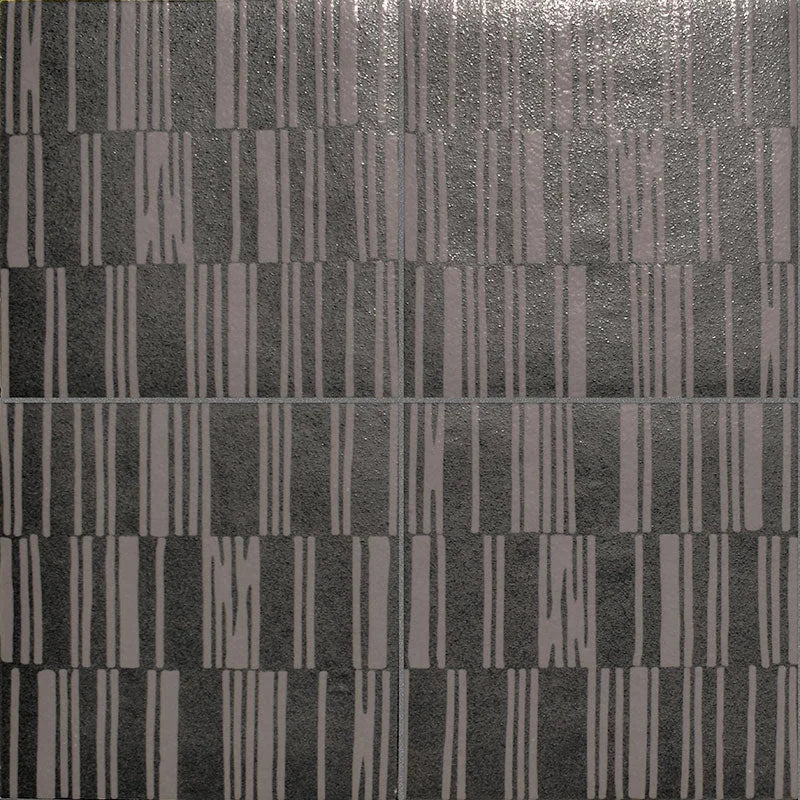 Native Deco Owu Carbon 6x6 Matte Porcelain Wall & Floor Tile
