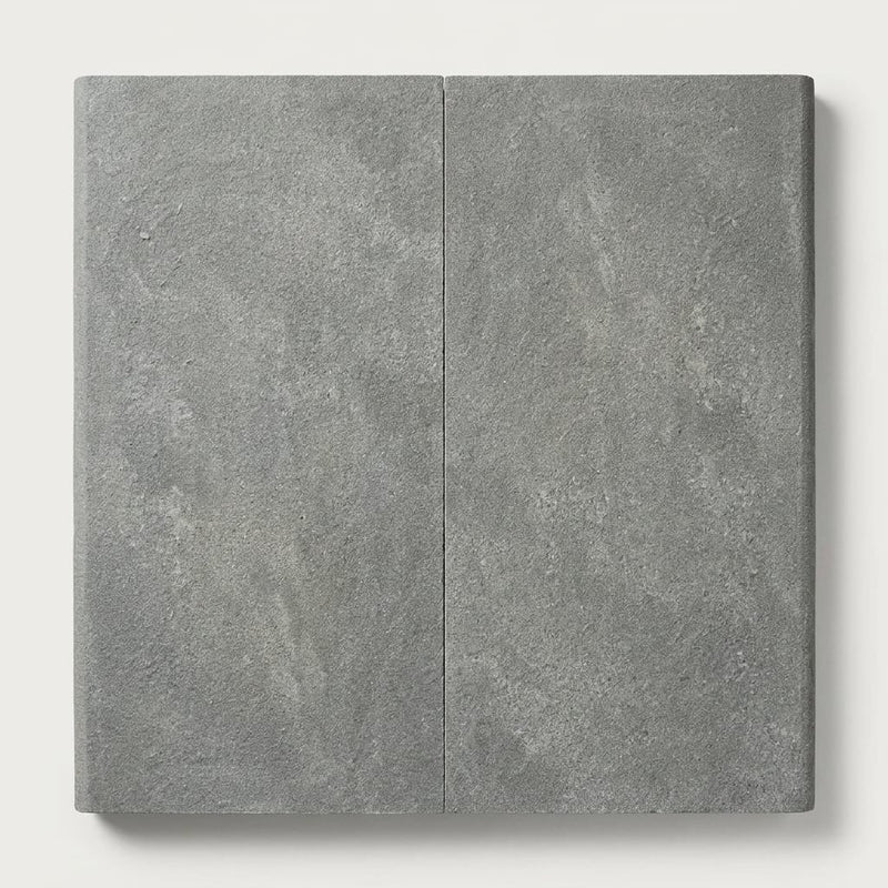 Natural Aqua Dolce Sandstone Flamed 12 x 24 x 2 Bullnose Coping 12x24 close-up