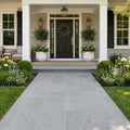Natural Aqua Dolce Sandstone Flamed 16 x 24 x 1.25 Paver 16x24 — Front Yard front porch