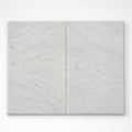 Natural Carrara Equinox Marble Leather (Sandblasted & Brushed) 16 x 24 x 2 Double Bullnose Coping 16x24 close-up
