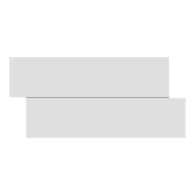 Natural Grey 4x16 Glossy Ceramic Wall Tile