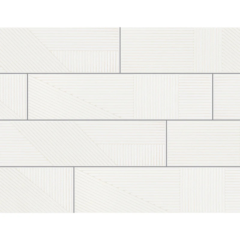 Natural Opera White 4x16 Ceramic Wall Tile