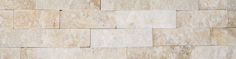 Splitface Stackstone Panels Champagne 6x24 Natural Limestone Ledger Stone