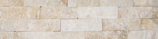 Splitface Stackstone Panels Champagne 6x24 Natural Limestone Ledger Stone