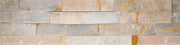 Natural Splitface Stackstone Panels Desert Honey 6x24 Natural Quartzite Ledger Stone