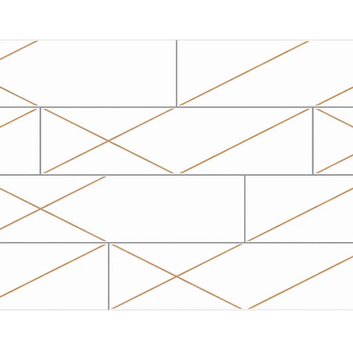 Natural Tribal White 04x16 Ceramic Wall Tile