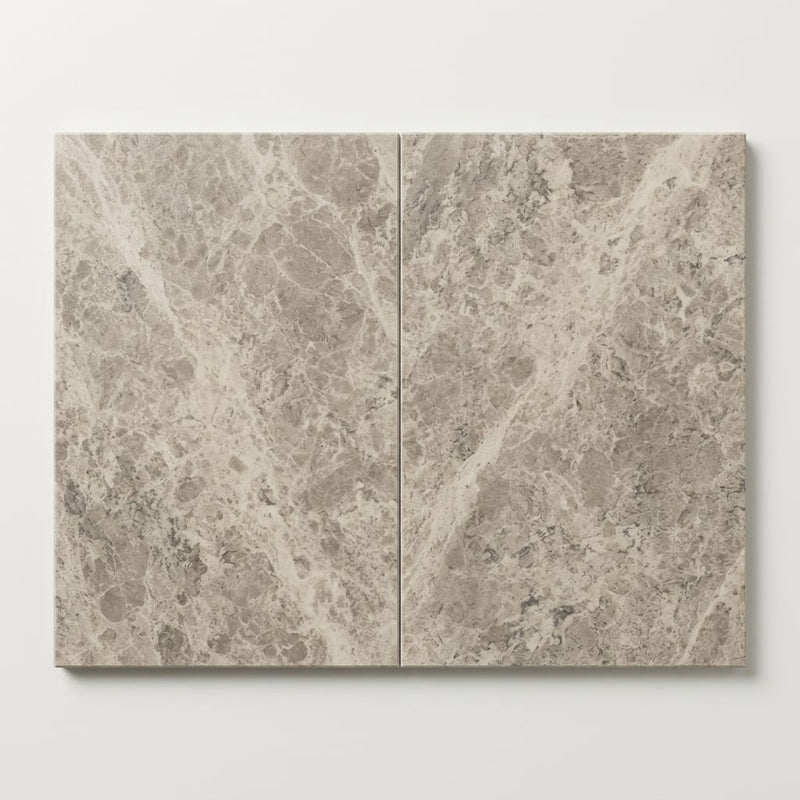 Natural Verona Marble Leather (Sandblasted & Brushed) 16 x 24 x 2 Modern Coping 16x24 close-up