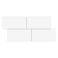 Natural White 3x6 Glossy Ceramic Wall Tile