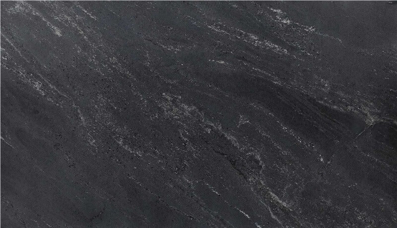 Close-up of dark Negresco granite with subtle gray veining.