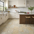 Nepal Golden Sand Quartzite Natural 10 x 24 x 2 Quartzite Wall Cap Cap 12x24 tile — Kitchen floor