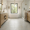 Nepal Golden Sand Quartzite Natural 10 x 24 x 2 Quartzite Wall Cap Cap 12x24 tile — Primary Bath floor