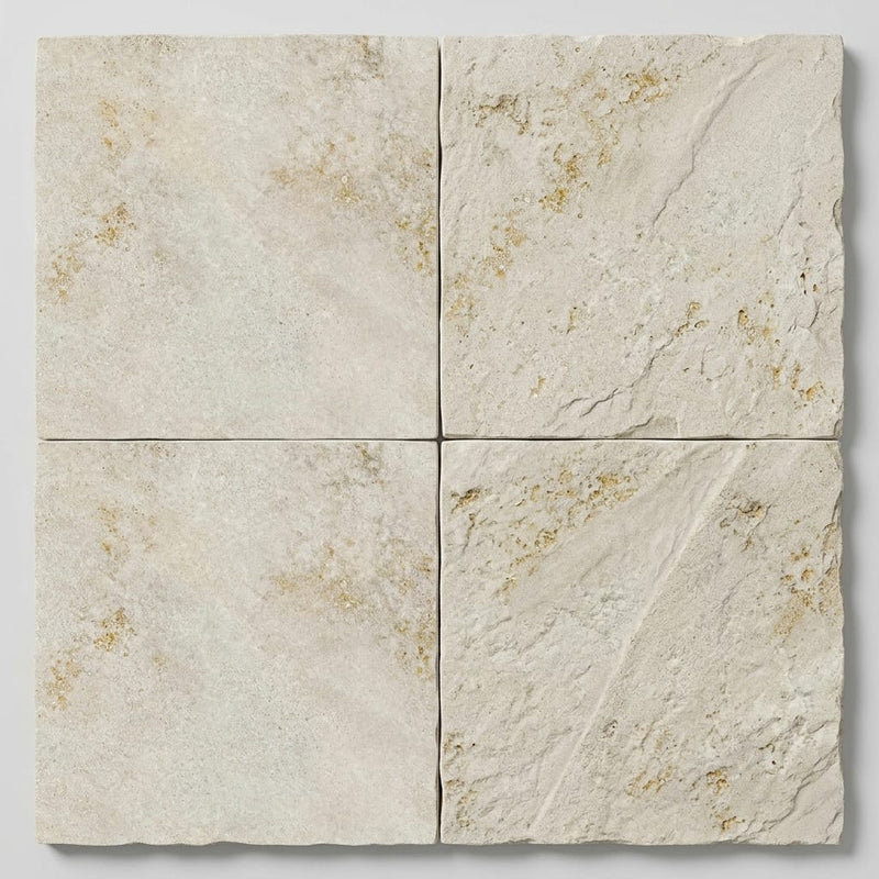 Nepal Golden Sand Quartzite Natural 21 x 21 x 2 Quartzite Column Cap Cap 20x20 close-up