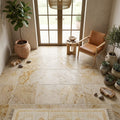 Nepal Golden Sand Quartzite Natural 21 x 21 x 2 Quartzite Column Cap Cap 20x20 tile — Sunroom floor
