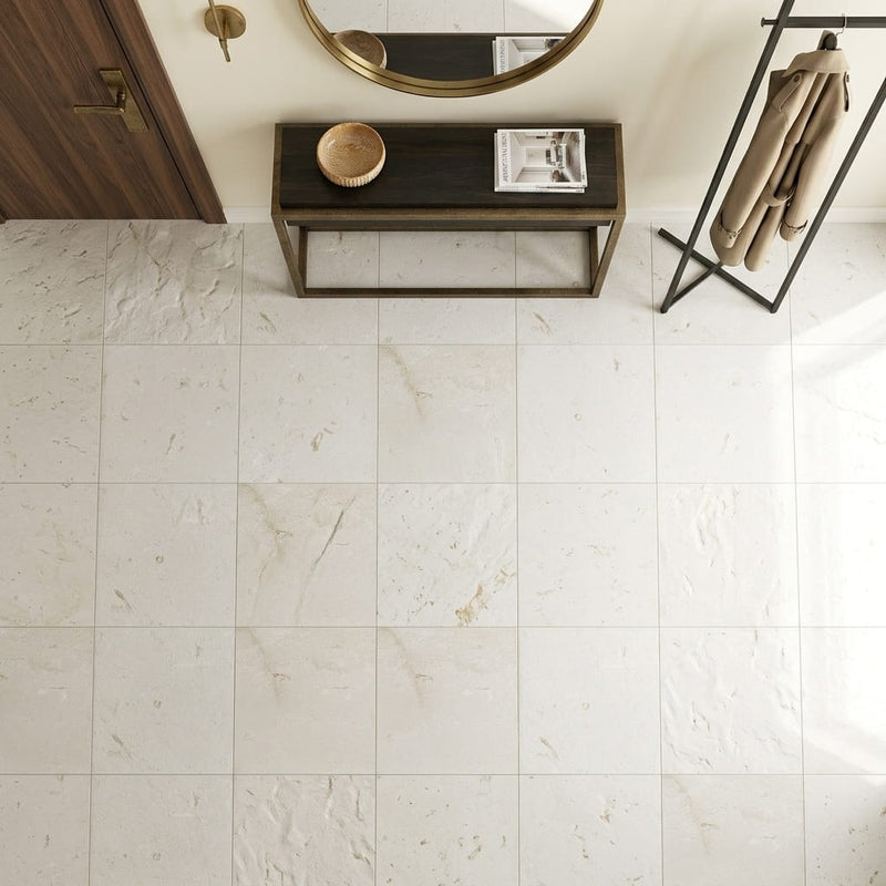 Nepal Golden Sand Quartzite Natural 24 x 24 x 2 Quartzite Column Cap Cap 24x24 tile — Foyer floor