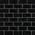 Nero Marquina 3x6 Glass Tile
