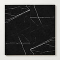Nero Marquina (Black) Marble 12x24 Honed Tile close-up
