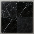 Nero Marquina Marble Tile 18x18 Honed close-up