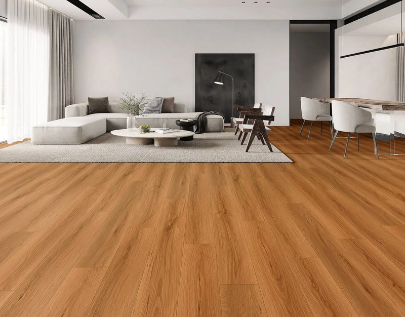 Rhodes AC5 Luxe Mahogany 9-1/4x60 EIR Bevel Matte Waterproof Laminate Flooring