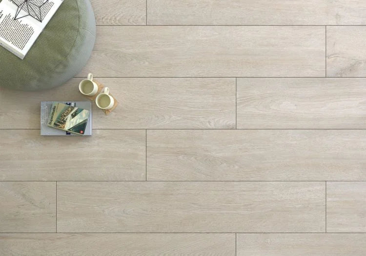 Niara Blanco 9x48 Wood Look Porcelain Tile