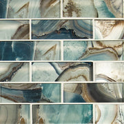 Night Sky 2x6 Misc. Glass Subway Tile