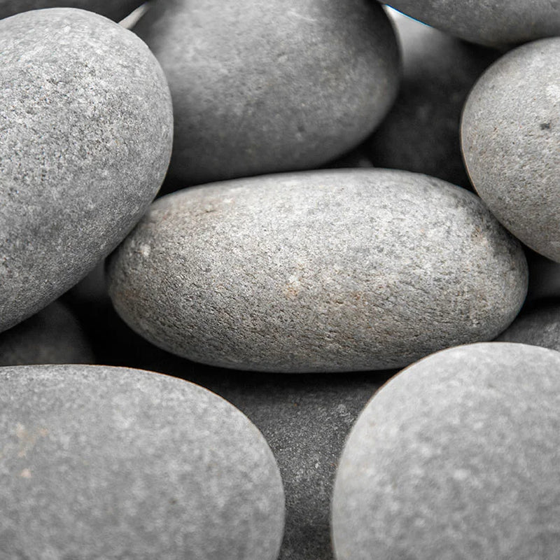 Nile Gray Pebbles 3-6 CM 40 LBS Pebble Bag Natural Limestone Paver