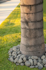 Nile Gray Pebbles 3-6 CM 40 LBS Pebble Bag Natural Limestone Paver