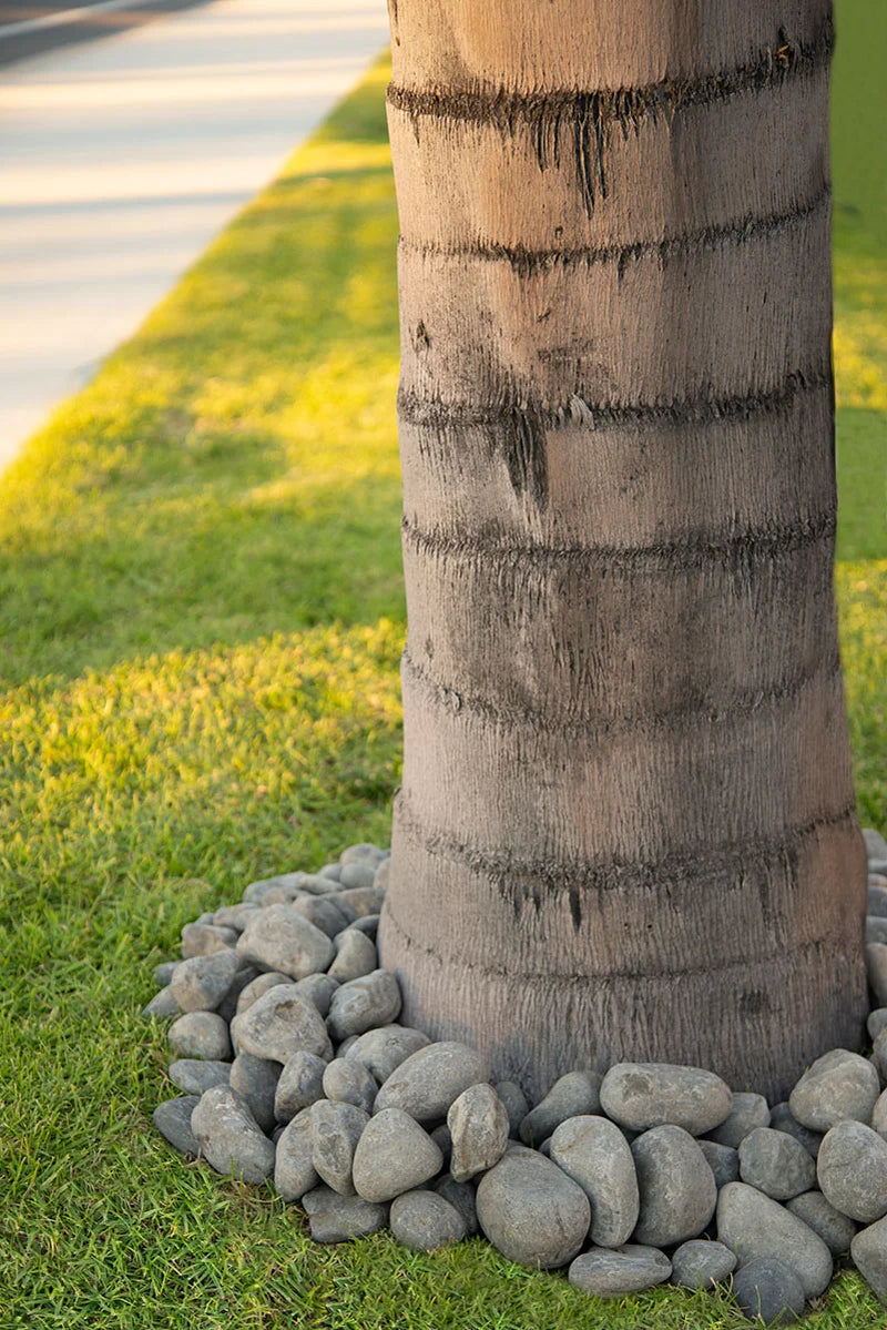 Nile Gray Pebbles 3-6 CM 40 LBS Pebble Bag Natural Limestone Paver