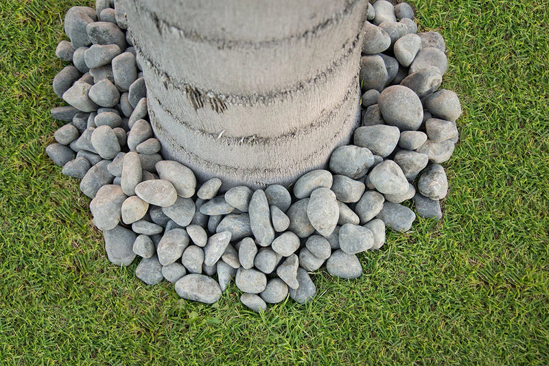 Nile Gray Pebbles 3-6 CM 40 LBS Pebble Bag Natural Limestone Paver