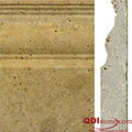 Noce 0.75x12x1 Unfilled & Honed Travertine Pencil Trim