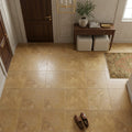 Noce 12x12 Filled Honed Travertine Tile — Foyer floor