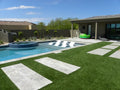 Arctic Silver 16x16 Tumbled Travertine Paver