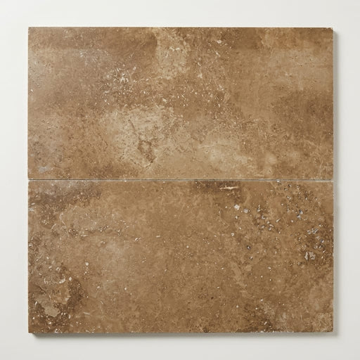 Noce 18x36 Filled Honed Travertine Tile close-up