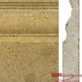 Noce 2x12x1 Unfilled & Honed Travertine Single Ogee Trim