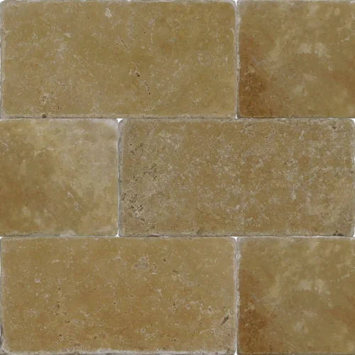 Noce 6x12 Tumbled Travertine Tile