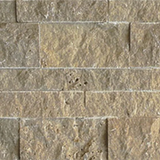 Noce 7x10x7 Split-Face Travertine Corner Ledger Stone