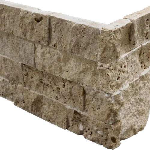 Noce 6x24 Split-Face Travertine Ledger Stone