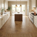 Noce (Antalya) Travertine 12x12 Filled & Honed Travertine Tile — Kitchen floor