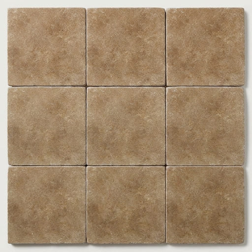 Noce (Antalya) Travertine 12x12 Tumbled Travertine Tile close-up