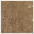 Noce (Antalya) Travertine 18x18 Filled & Polished Travertine Tile close-up