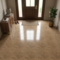Noce (Antalya) Travertine 18x18 Filled & Polished Travertine Tile — Foyer floor