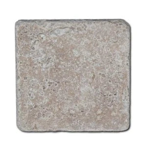 Antique Noce 4x4 Tumbled Travertine Tile