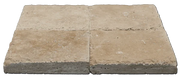 Antique Noce 8x8 Tumbled Travertine Paver