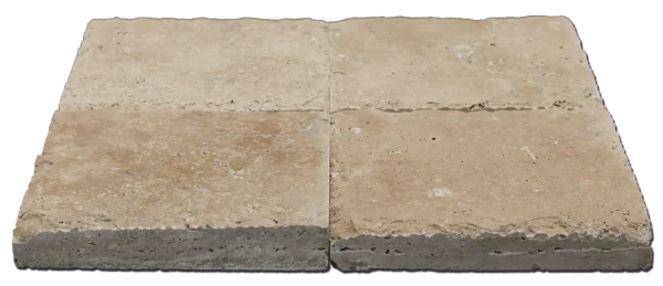 Antique Noce 8x8 Tumbled Travertine Paver