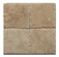 Antique Noce 8x8 Tumbled Travertine Paver