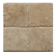 Antique Noce 8x8 Tumbled Travertine Paver