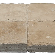 Antique Noce 8x8 Tumbled Travertine Paver