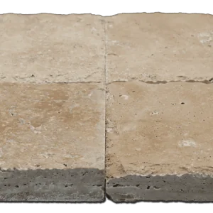 Antique Noce 8x8 Tumbled Travertine Paver
